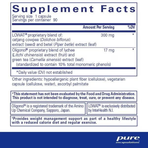 Pure Encapsulations, AdipoLean II, 90 Capsules