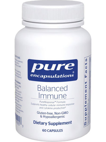 Pure Encapsulations, Balanced Immune, 60 caps