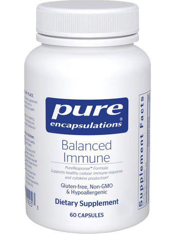 Pure Encapsulations, Balanced Immune, 60 caps