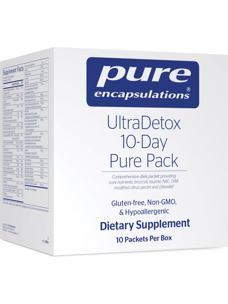 Pure Encapsulations, UltraDetox 10-Day Pure Pack, 10 packets