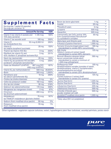 Pure Encapsulations, UltraDetox 10-Day Pure Pack, 10 packets