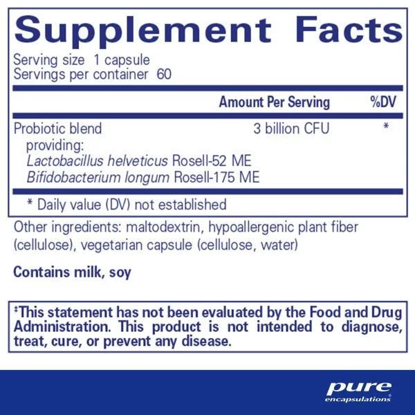 Pure Encapsulations, ProbioMood (Capsules), 60 Capsules