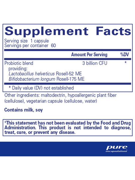 Pure Encapsulations, ProbioMood, 60 capsules