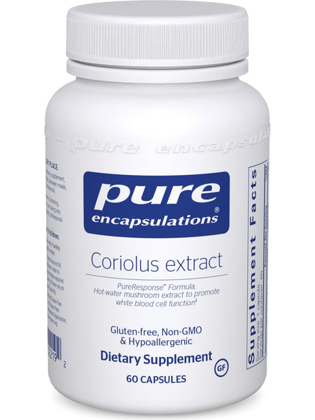 Pure Encapsulations, Coriolus Extract, 60 capsules