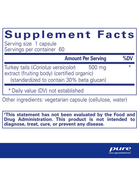 Pure Encapsulations, Coriolus Extract, 60 capsules