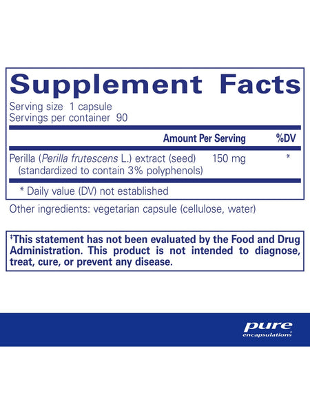 Pure Encapsulations, Perilla Extract, 90 capsules