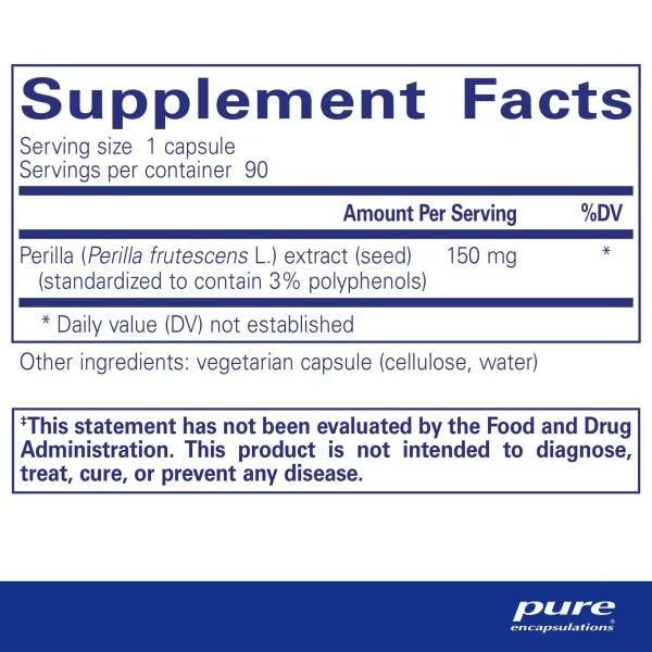 Pure Encapsulations, Perilla Extract, 90 Capsules
