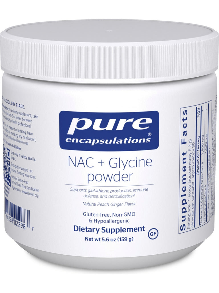 Pure Encapsulations, NAC + Glycine Powder, 5.6 oz
