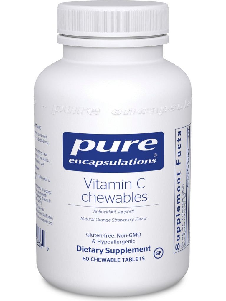 Pure Encapsulations, Vitamin C Chewables, 60 chewable tablets