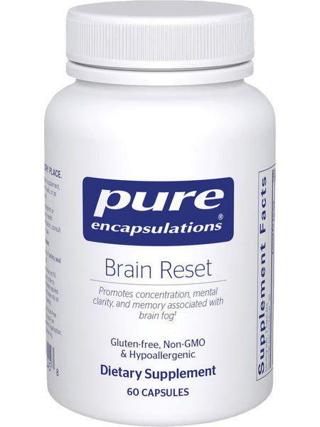 Pure Encapsulations, Brain Reset, 60 Capsules