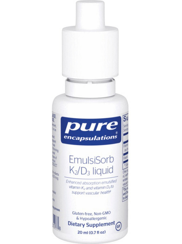 Pure Encapsulations, EmulsiSorb K2/D3 liquid, 20 ml