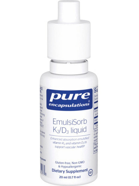 Pure Encapsulations, EmulsiSorb K2/D3 liquid, 20 ml