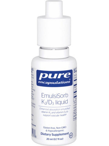 Pure Encapsulations, EmulsiSorb K2/D3 liquid, 20 ml