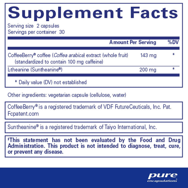 Pure Encapsulations, CaffPhenol, 60 Capsules