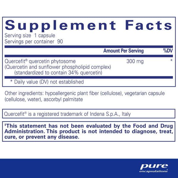 Pure Encapsulations, Quercetin UltraSorb, 90 Capsules