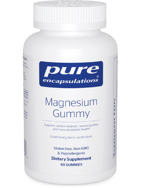 Pure Encapsulations, Magnesium Gummy, 60 Gummies