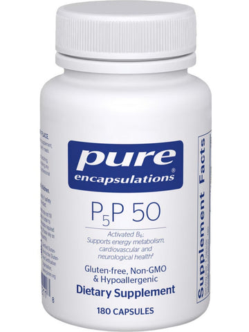 Pure Encapsulations, P5P50 (activated B-6), 180 vcaps