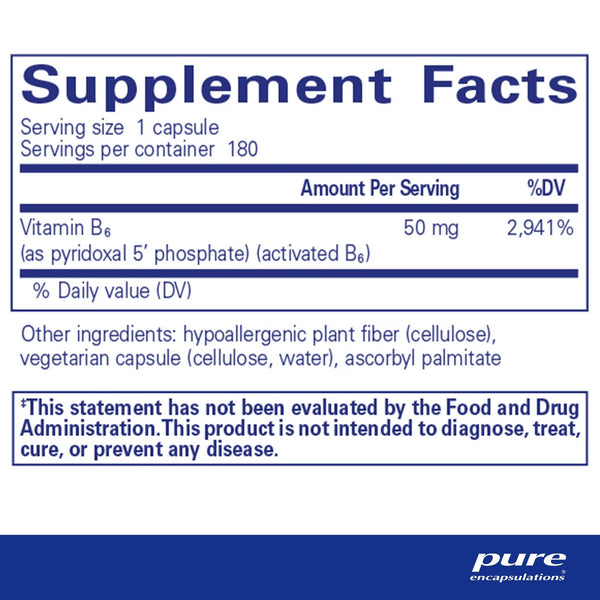 Pure Encapsulations, P5P 50, 180 Capsules