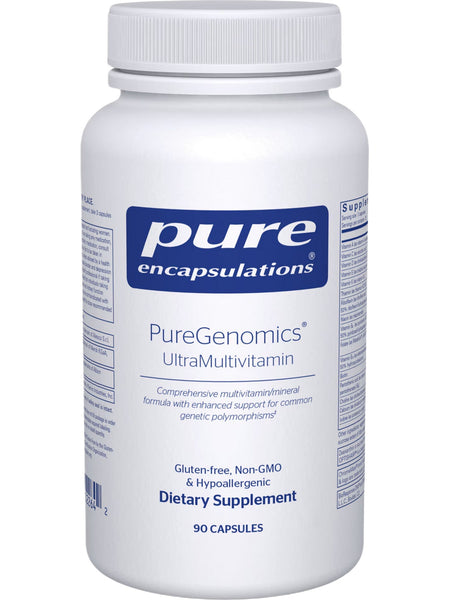 Pure Encapsulations, PureGenomics UltraMultivitamin, 90 Capsules