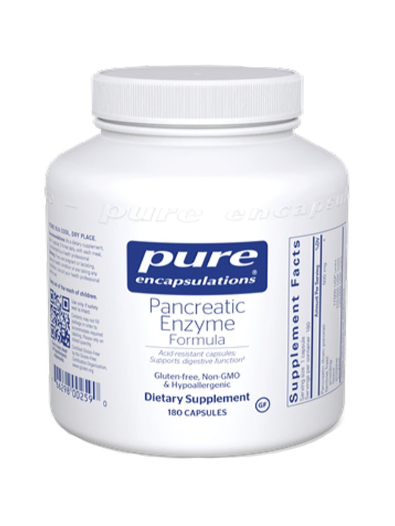 Pure Encapsulations, Pancreatic Enzyme Formula, 180 vcaps