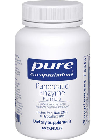 Pure Encapsulations, Pancreatic Enzyme Formula, 60 Capsules