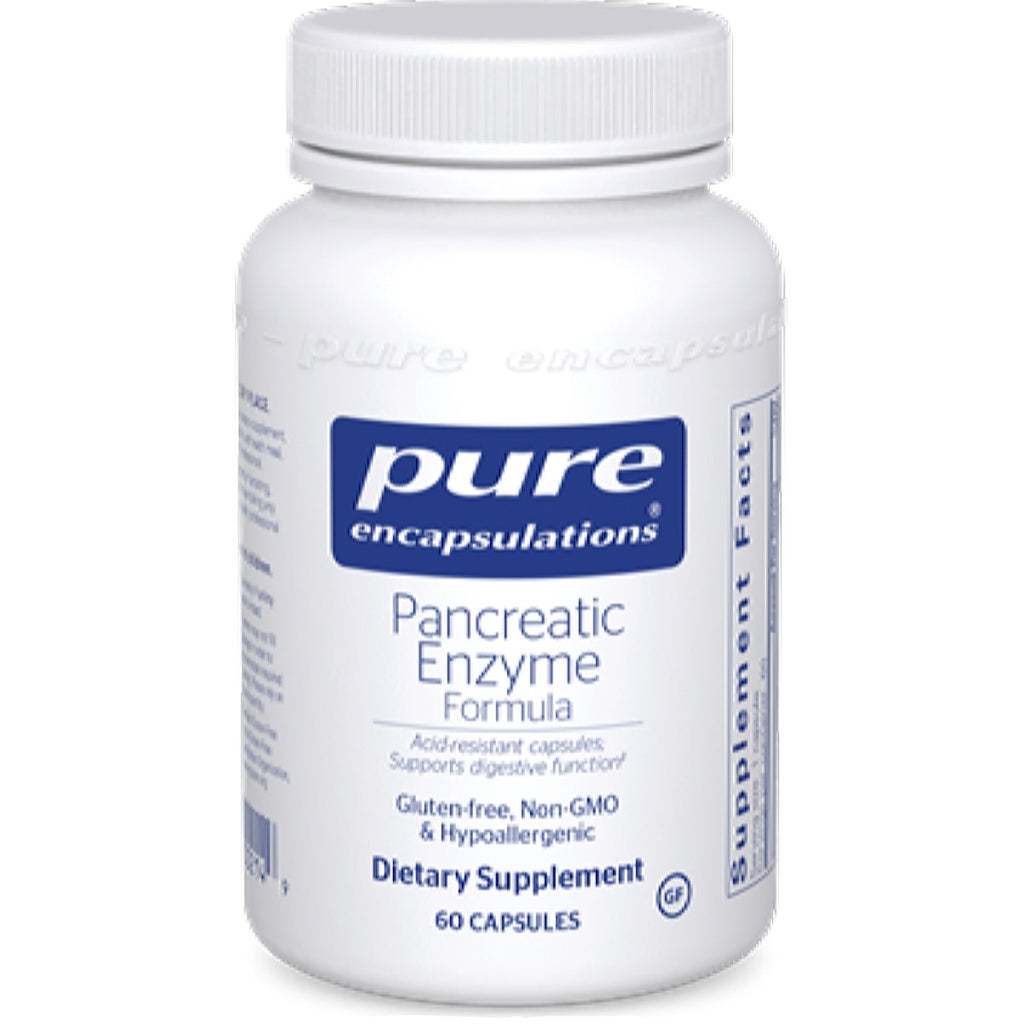 Pure Encapsulations, Pancreatic Enzyme Formula, 60 vcaps