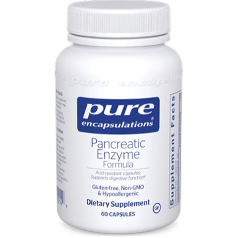 Pure Encapsulations, Pancreatic Enzyme Formula, 60 vcaps