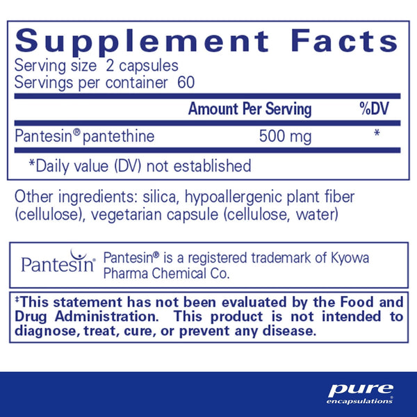 Pure Encapsulations, Pantethine, 120 Capsules