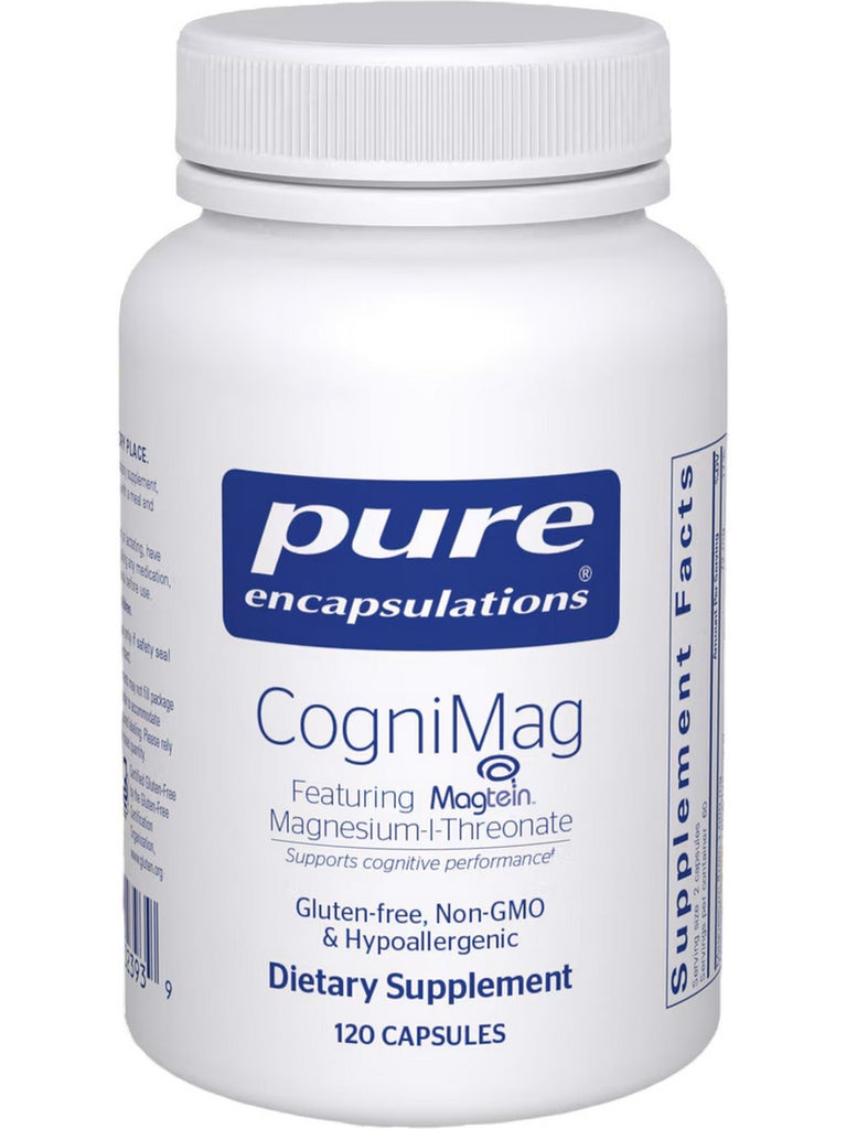 Pure Encapsulations, CogniMag, 120 caps