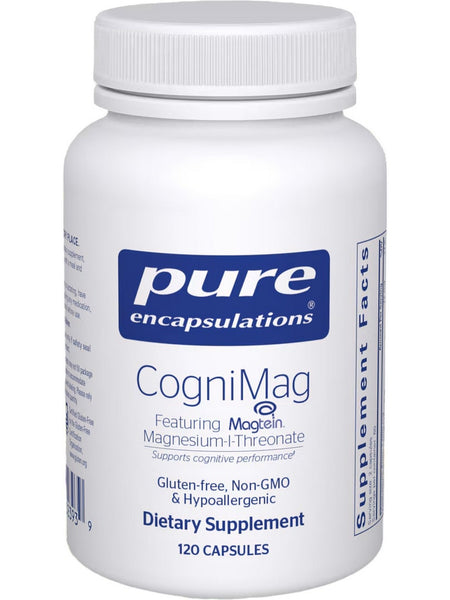 Pure Encapsulations, CogniMag, 120 caps