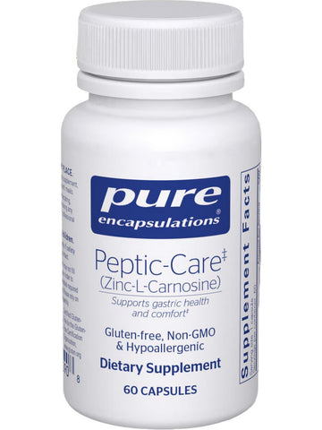 Pure Encapsulations, Peptic-Care (Zinc-L-Carnosine), 60 Capsules