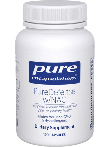 Pure Encapsulations, PureDefense w/NAC, 120 vcaps