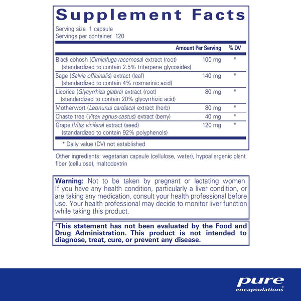Pure Encapsulations, PhytoBalance II, 120 Capsules