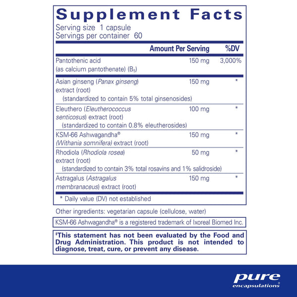 Pure Encapsulations, Phyto-ADR, 60 Capsules