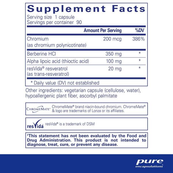 Pure Encapsulations, Metabolic Xtra, 90 Capsules