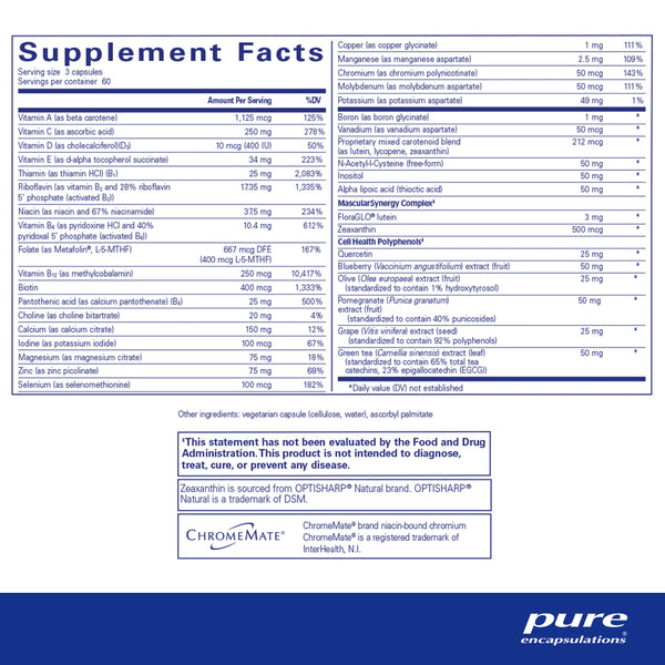 Pure Encapsulations, Polyphenol Nutrients, 180 vcaps