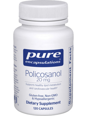 Pure Encapsulations, Policosanol, 20 mg, 120 vcaps