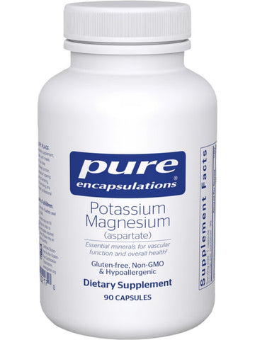 Pure Encapsulations, Potassium Magnesium (aspartate), 90 vcaps