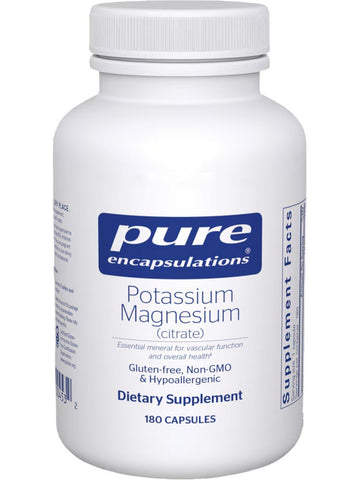 Pure Encapsulations, Potassium Magnesium (Citrate), 180 Capsules