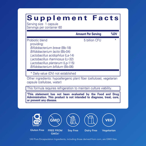 Pure Encapsulations, Pure Probiotic, 60 Capsules