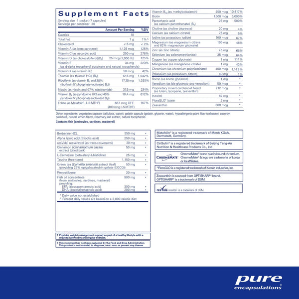 Pure Encapsulations, PureLean Pure Pack, 30 Packets