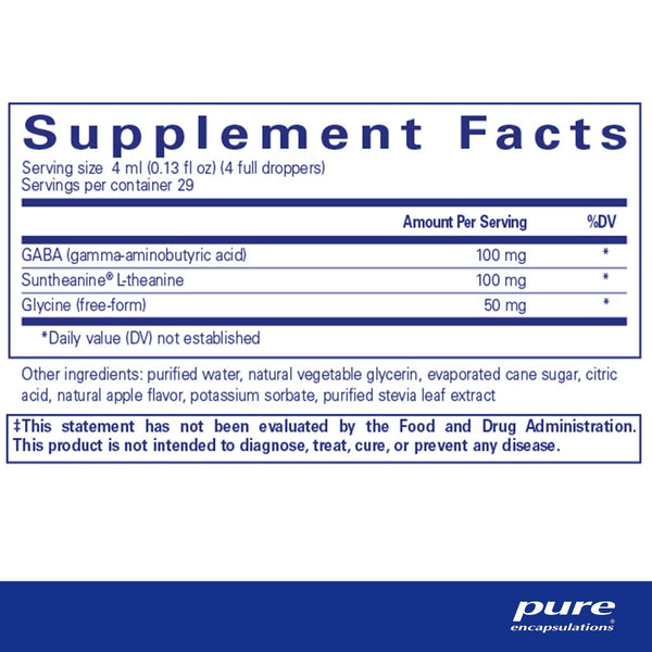 Pure Encapsulations, Pure Tranquility Liquid, 116 ml