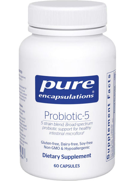 Pure Encapsulations, Probiotic-5, 60 Capsules