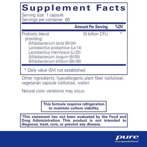 Pure Encapsulations, Probiotic-5, 60 Capsules