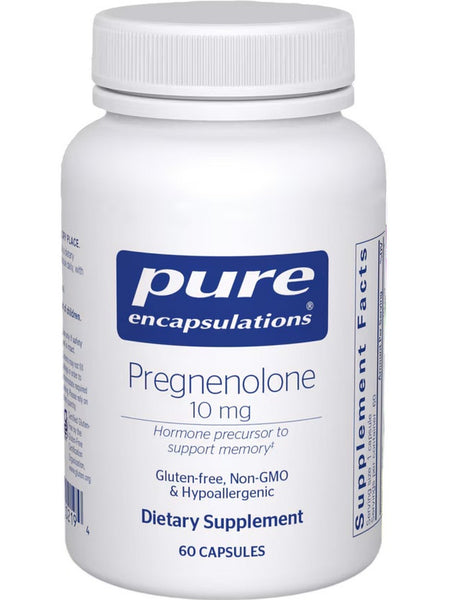 Pure Encapsulations, Pregnenolone, 10 mg, 60 vcaps