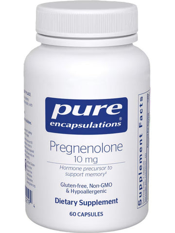 Pure Encapsulations, Pregnenolone, 10 mg, 60 vcaps