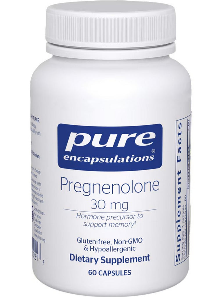Pure Encapsulations, Pregnenolone, 30 mg, 60 vcaps