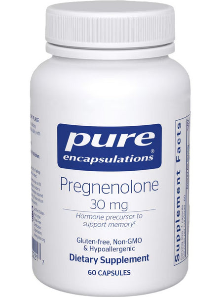 Pure Encapsulations, Pregnenolone, 30 mg, 60 vcaps