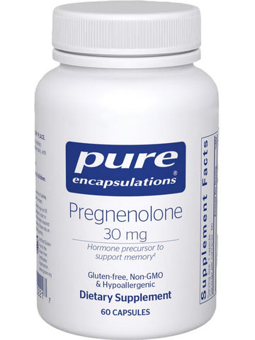 Pure Encapsulations, Pregnenolone, 30 mg, 60 vcaps