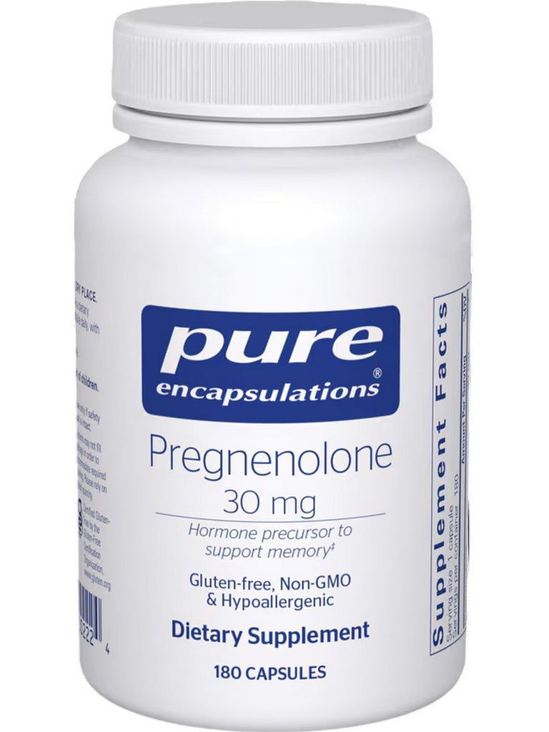 Pure Encapsulations, Pregnenolone, 30 mg, 180 Capsules
